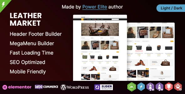 Leather Market WP – WooCommerce Responsive Theme